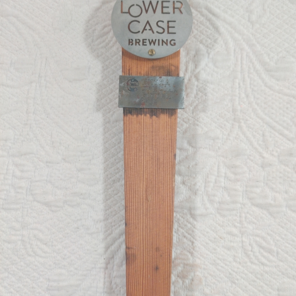 Lower Case Brewing Extra Special Bitter Ale Beer Pull Tap, Used